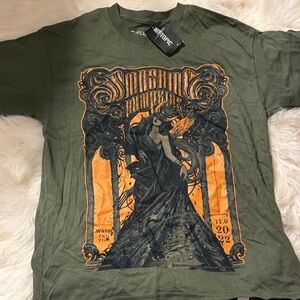 Smashing pumpkins Green Graphic T-Shirt